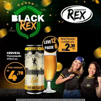 Supermercados Rex Cerveja Therezopolis Gold 473ml oferta