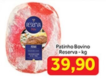Shibata Supermercados Patinho Bovino Reserva 1kg oferta