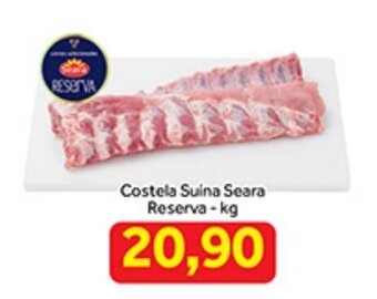 Shibata Supermercados Costela suina Seara Reserva 1kg oferta