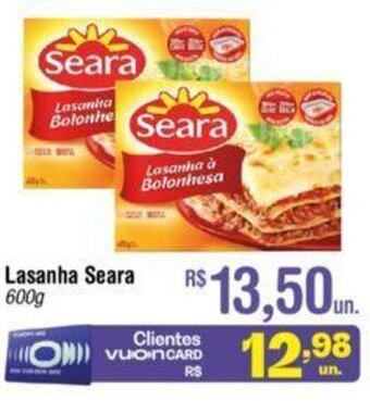 Fort Atacadista Lasanha Seara 600g oferta