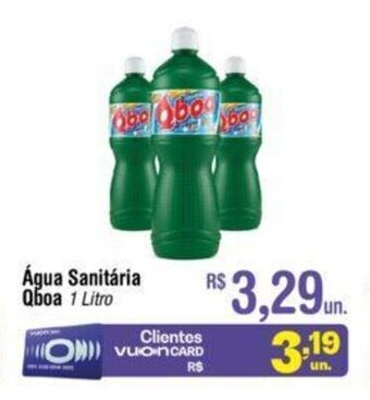 Fort Atacadista Agua Sanitaria Qboa 1L oferta