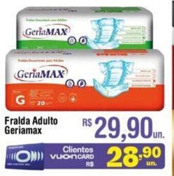 Fort Atacadista Fralda Adulto Geriamax oferta