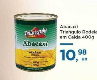 Super São Luiz Abacaxi triangulo rodelas em calda oferta