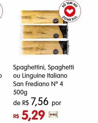 Spaghettini, spaghetti ou linguine italiano san frediano n°4