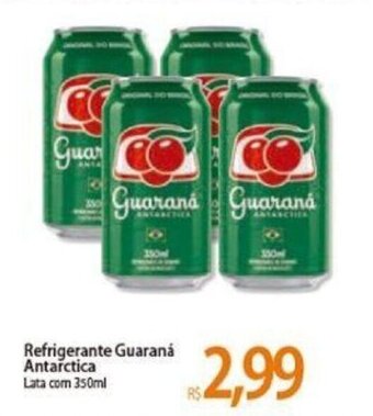 Atacadão Refrigerante Guarana Antarctica 350ml oferta