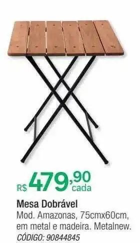 Leroy Merlin Mesa dobrável oferta