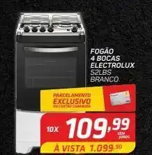 GBarbosa Fogão 4 bocas electrolux 52lbs branco oferta