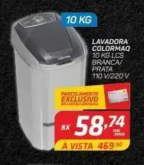 GBarbosa Lavadora colormaq 10 kg lcs branca/ prata 220 v oferta