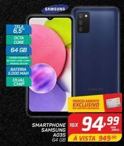 GBarbosa Smartphone samsung ao3s oferta
