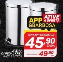 GBarbosa Lixeira c/pedal krea oferta