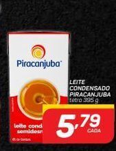 GBarbosa Leite condensado piracanjuba 395g oferta