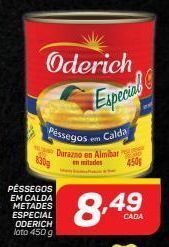 GBarbosa Pêssego em calda oderich 450g oferta
