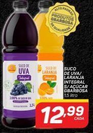 GBarbosa Suco de uva gbarbosa 1,5l oferta