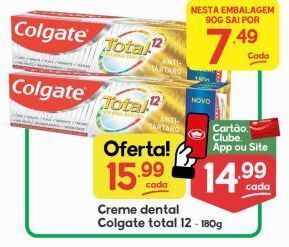 Supermercados Princesa Creme dental colgate total 12 oferta