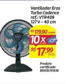 Ventilador eros turbo cadence