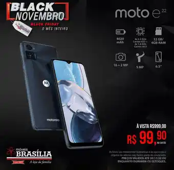 Móveis Brasília Moto e22 oferta