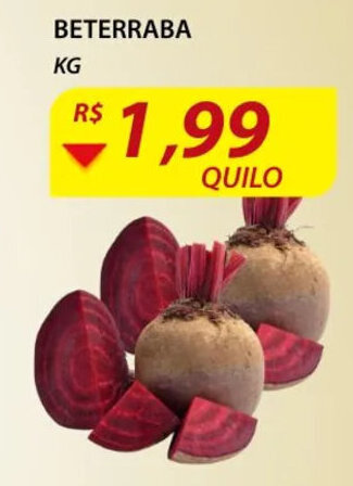 Assaí Atacadista Beterraba 1kg oferta