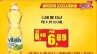 Oleo de Soja Vitaliv 900ml