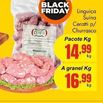 Barbosa Supermercados Linguiça oferta