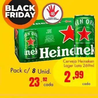 Barbosa Supermercados Cerveja heineken oferta
