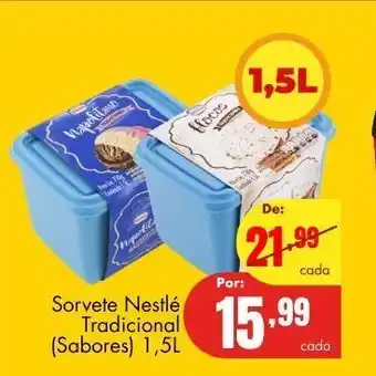Barbosa Supermercados Sorvete nestlé oferta