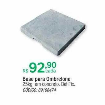 Base para ombrelone 25kg