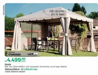 Leroy Merlin Gazebo mod. ysis. 282cmx299cm oferta