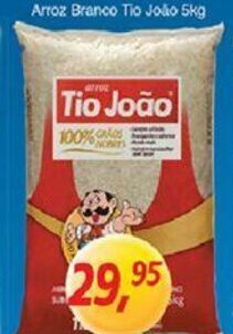 Supermercados Guanabara Arroz Branco Tio Joao 5kg oferta