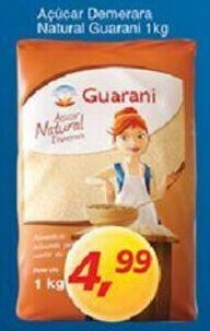 Acucar Demerara Natural Guarani 1kg
