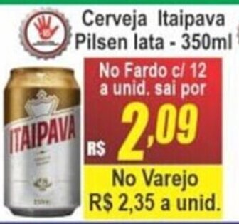 Serrano Supermercado Cerveja Itaipava Pilsen Lata 350ml oferta