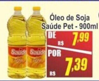 Serrano Supermercado Oleo de Soja Saude Pet 900ml oferta