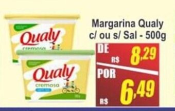 Serrano Supermercado Margarina Qualy c/ ou s/ Sal 500g oferta