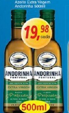 Azeite Extra Virgem Andorinha 500ml
