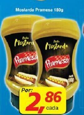 Supermercados Guanabara Mostarda Pramesa 180g oferta