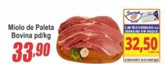 Serrano Supermercado Miolo de Paleta Bovina 1kg oferta