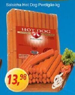 Supermercados Guanabara Salsicha Hot Dog Perdigao 1kg oferta