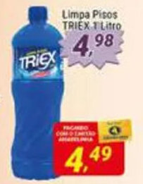 Amarelinha supermercados Limpa pisos Triex 1L oferta