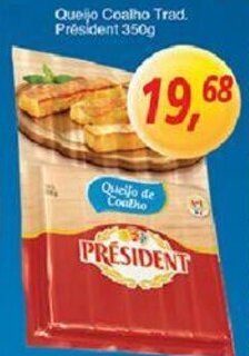 Supermercados Guanabara Queijo Coalho Trad. President 350g oferta