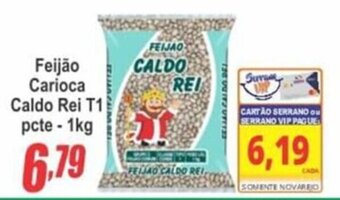Serrano Supermercado Feijao Carioca Caldo Rei T1 pcte 1kg oferta