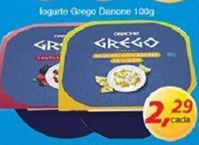 Supermercados Guanabara Iogurte Grego Danone 100g oferta