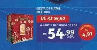 Cesta de natal melodia