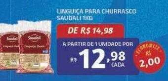 Bahamas Mix Linguiça para churrasco saudali oferta