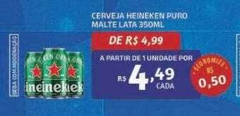 Bahamas Mix Cerveja heineken puro malte lata oferta