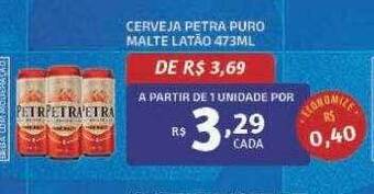 Bahamas Mix Cerveja petra puro malte latão oferta