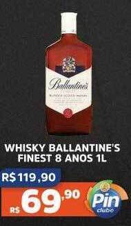Pinheiro Supermercado Whisky ballantine's finest 8 anos oferta