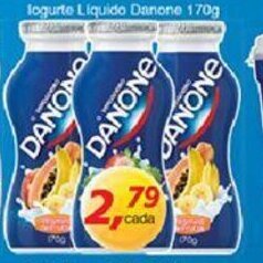 Supermercados Guanabara Iogurte Liquido Danone 170g oferta