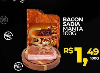 Supermercado Estrela Azul Bacon sadia manta oferta