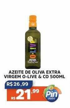 Pinheiro Supermercado Azeite de oliva extra virgem o-live & co oferta