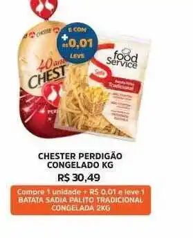 Pinheiro Supermercado Chester perdigão congelado oferta