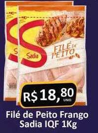 Rede Krill Filé de peito frango sadia iqf oferta